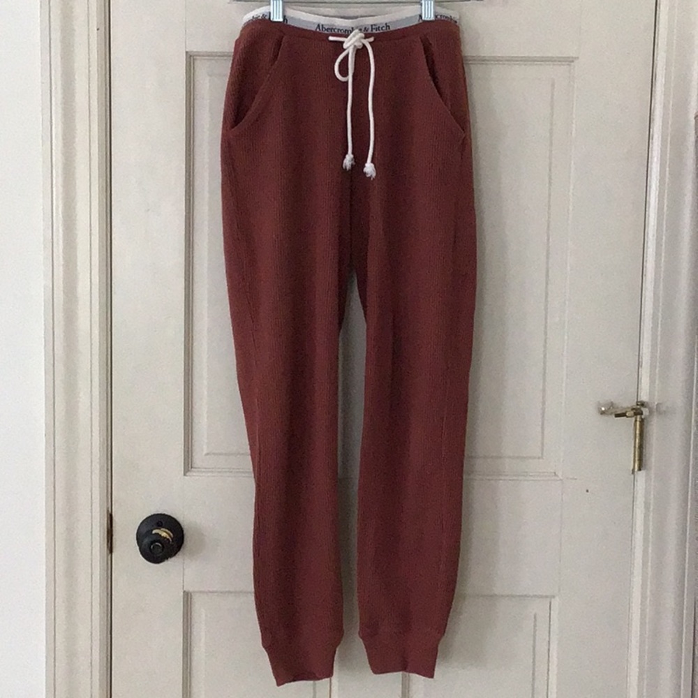 Abercrombie waffled joggers